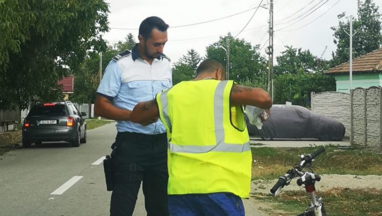 Amplă acțiune de control și prevenire sub sloganul ”Bicicliști în siguranţă!”