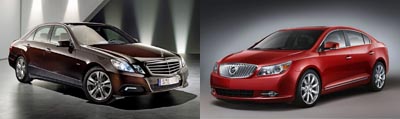 Mercedes Clasa E vs. Buick LaCrosse