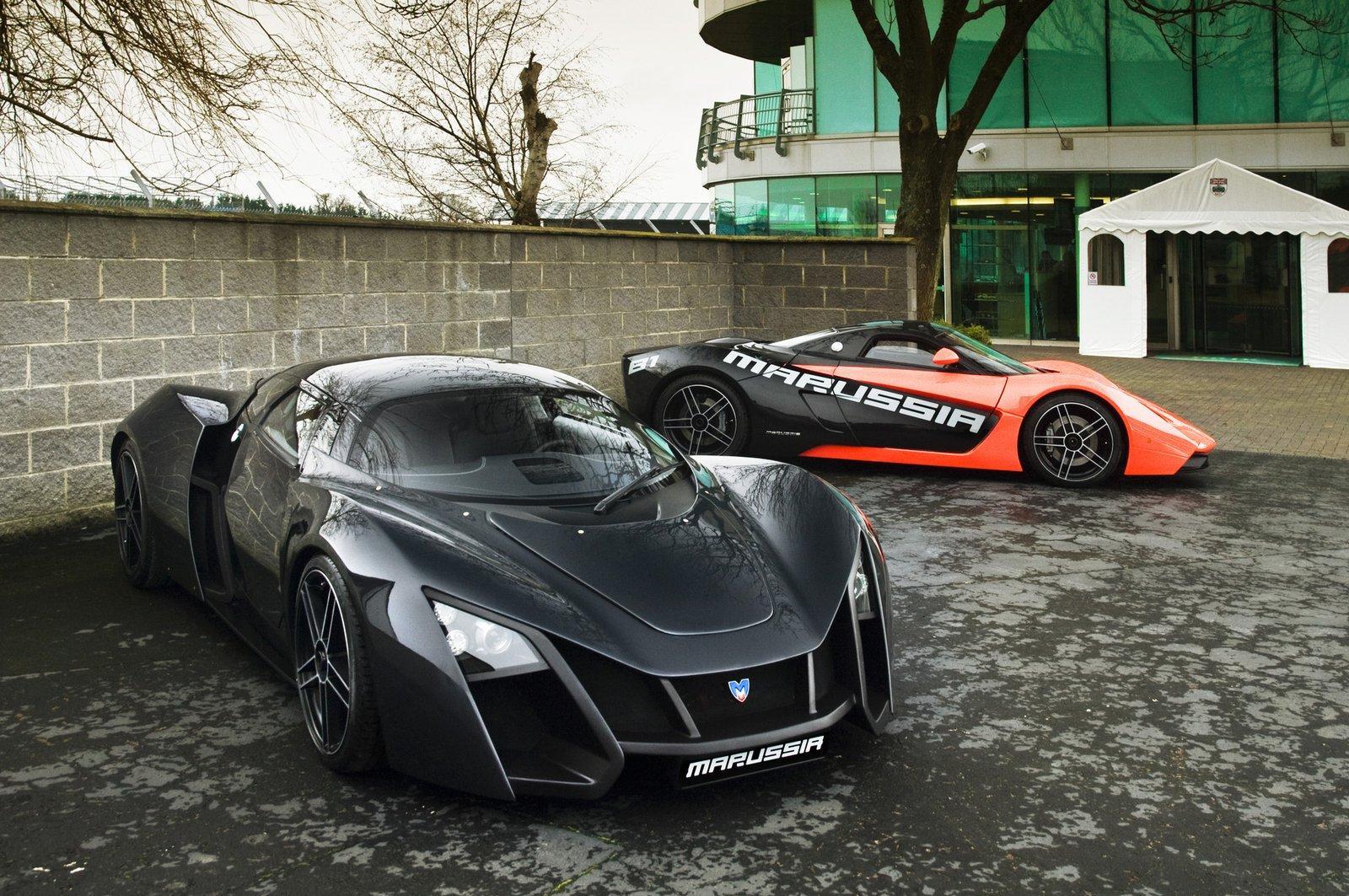 Marussia B2 si B1 sunt supercaruri rusesti cu un pret de pornire de 100.000 euro