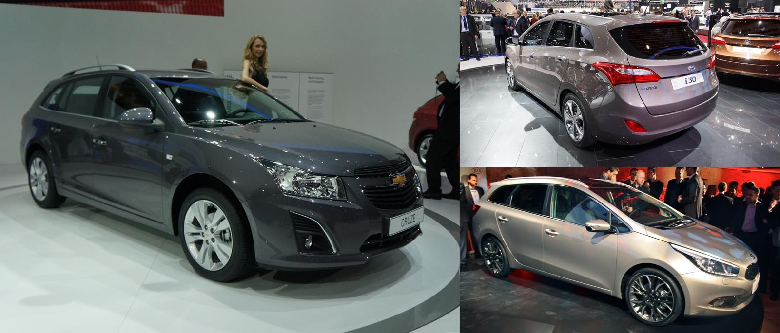 Chevrolet Cruze SW vs. Hyundai i30 Cross Wagon & KIA Cee'd SW: 2 - 2