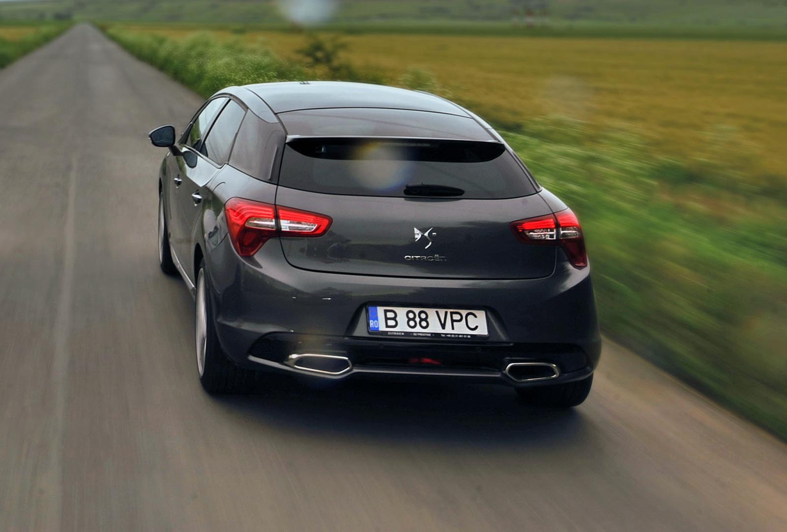 Citroen DS5 THP 200 are un consum relativ ridicat, mai ales in regim mai dinamic