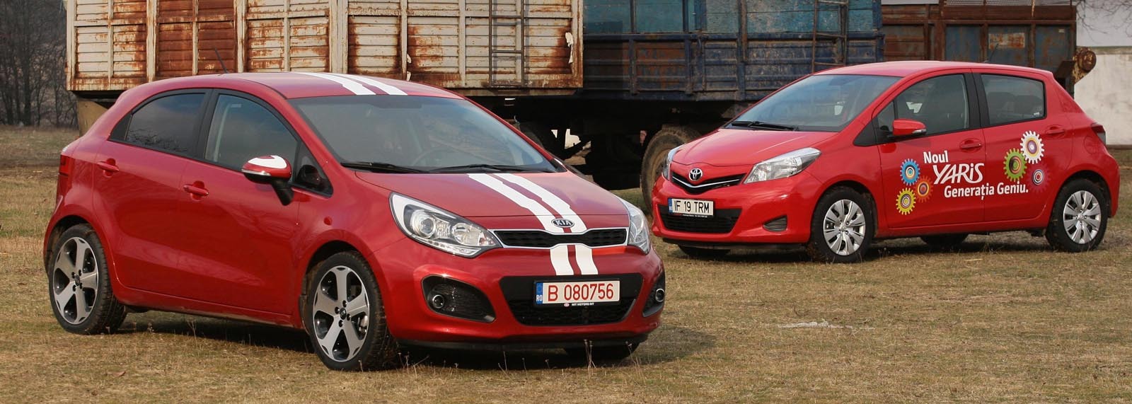 KIA Rio e mai lunga si mai scunda decat Toyota Yaris