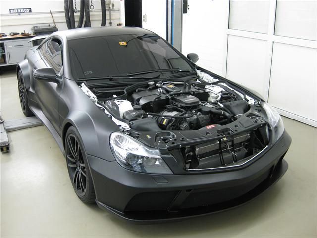 Puterea lui SL 65 Black Series Vanish by Brabus ajunge la aproape 800 CP