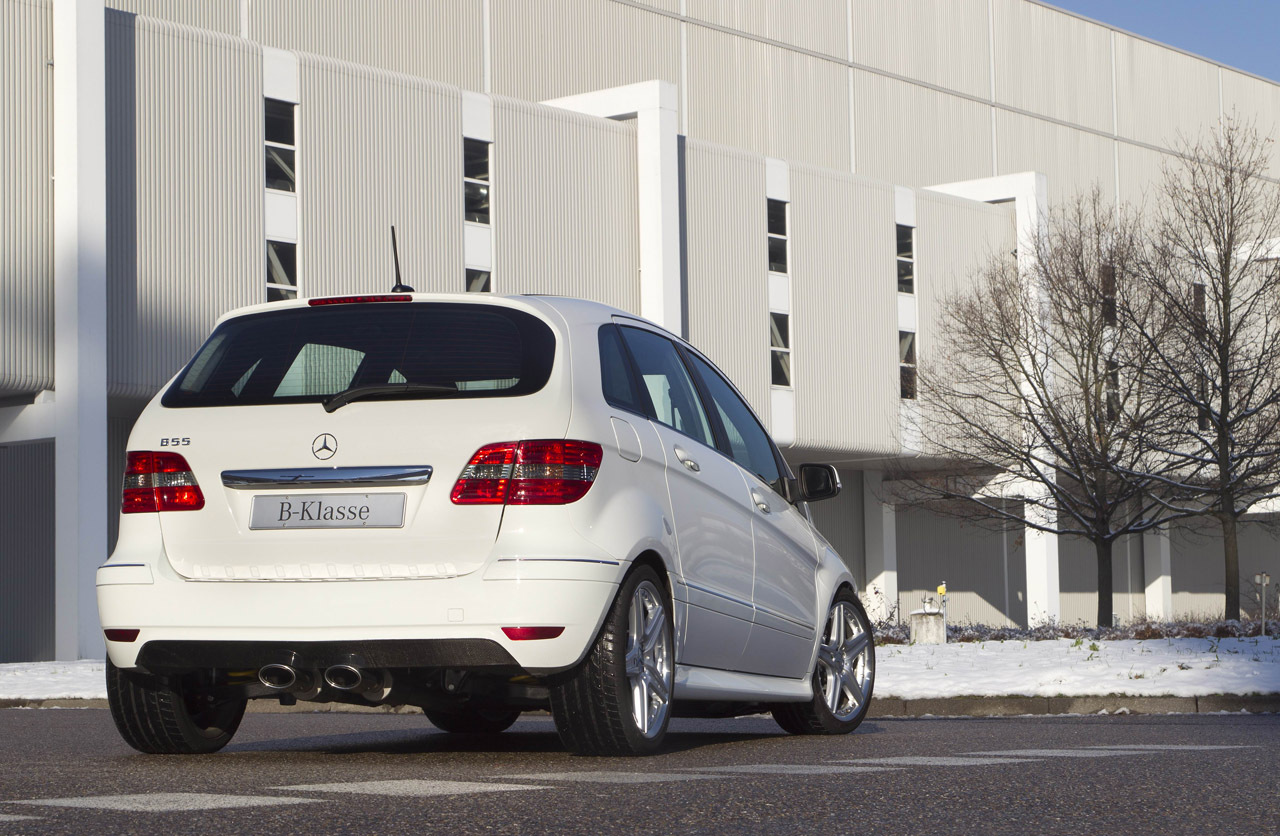 Mercedes B 55 AMG a primit multe modificari tehnice, din domeniul tuningului