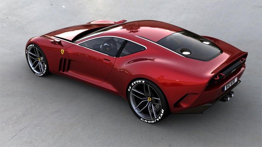 Ferrari 612 GTO are diverse surse de inspiratie, dar ansamblul e omogen si atractiv