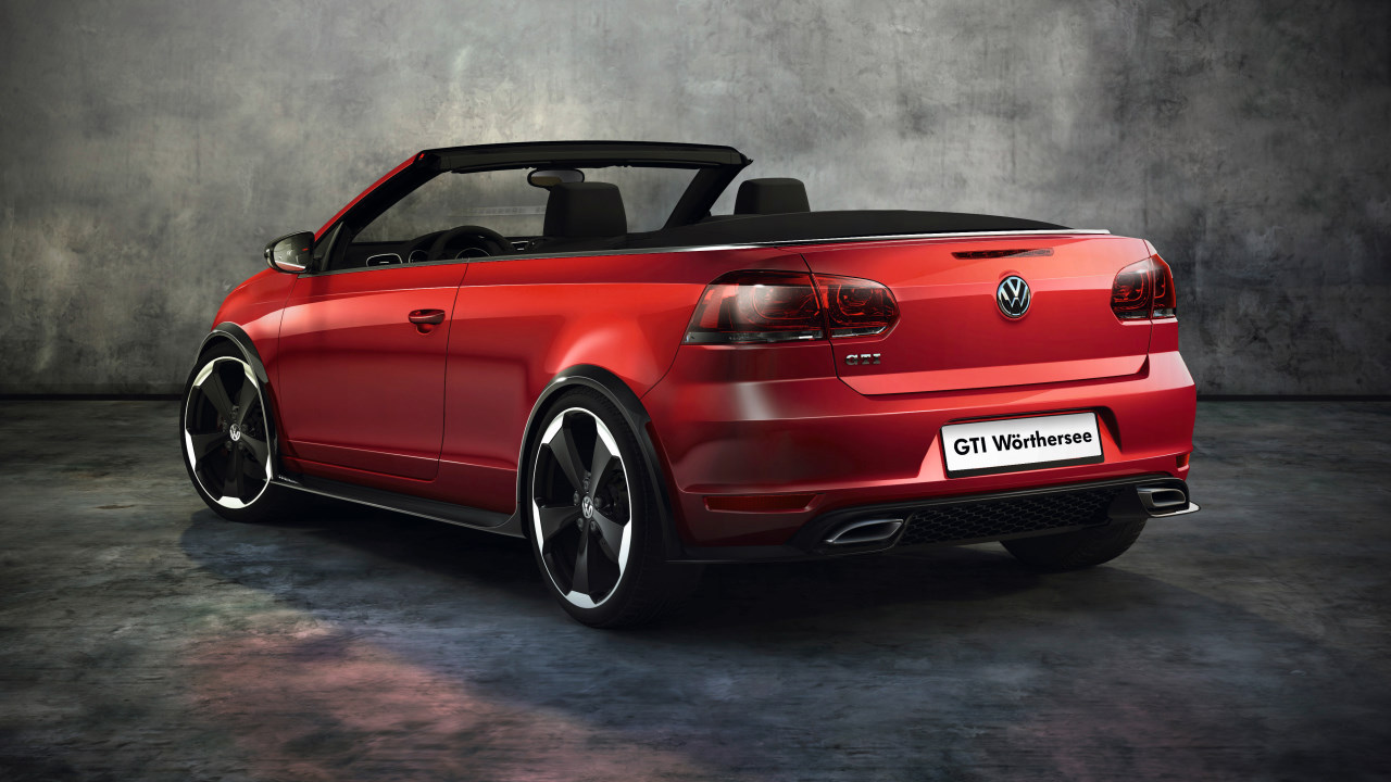 Punctul de atractie al lui Volkswagen Golf Cabrio GTI a fost pachetul de accesorii exterioare