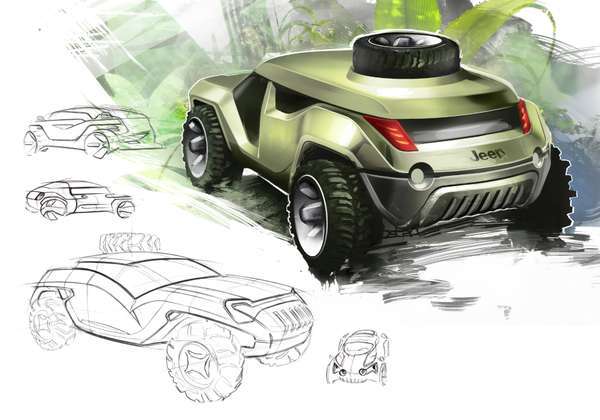 Jeep Survivor concept poate fi derivat si in alte versiuni, cu utilizari diverse